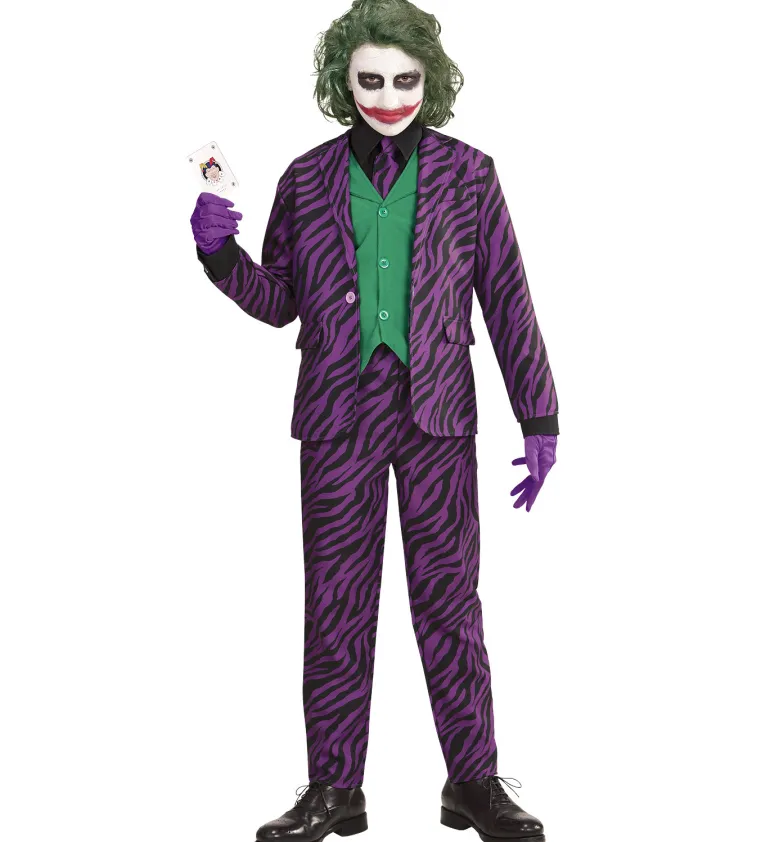 Lilla Jakkesæt m/Zebrastriber ála The Joker