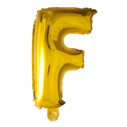 Lille Guld Folie Bogstav "F"