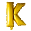 Lille Guld Folie Bogstav "K"
