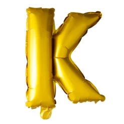 Lille Guld Folie Bogstav "K"