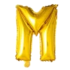 Lille Guld Folie Bogstav "M"