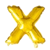 Lille Guld Folie Bogstav "X"