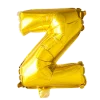 Lille Guld Folie Bogstav "Z"