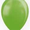 Limegrønne Balloner Naturlatex, Metallic 50 stk.