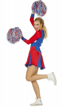 Længærmet Cheerleader Kostume, Voksen