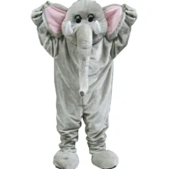 Luksus Maskot Elefant Kostume