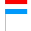 Luxembourgsk Papirflag på Pind, 27 x 20 cm