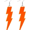 Lyn Øreringe i Neon Orange