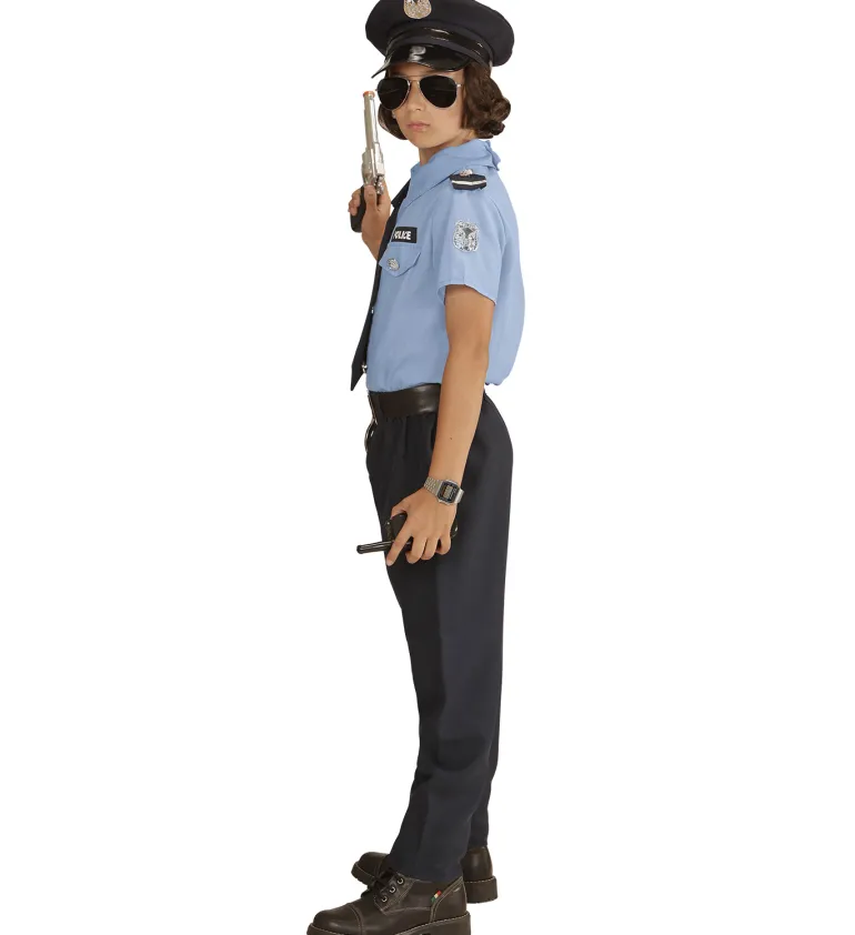 Lyseblå Politibetjent Uniform