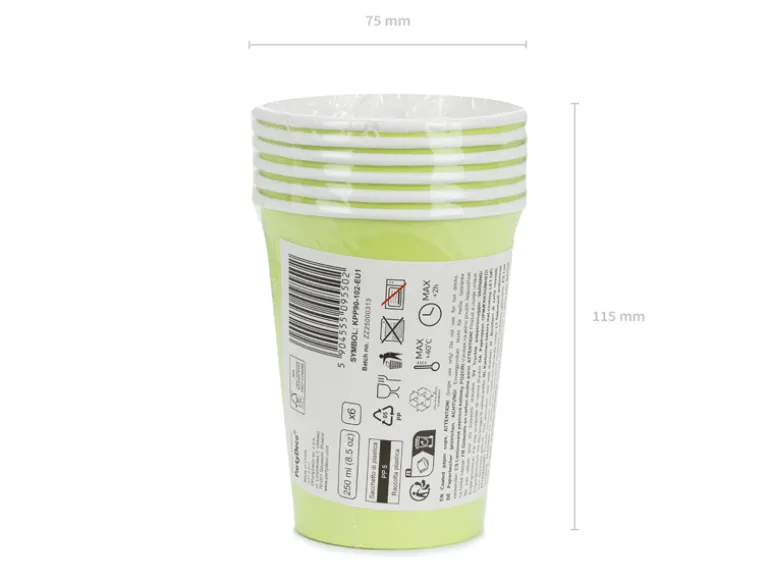 Lysegrønne Papkrus - 250 ml