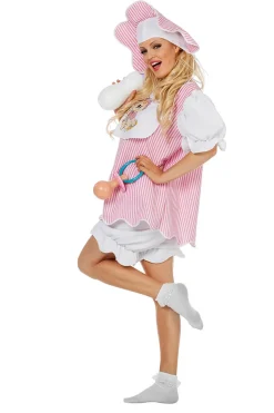 Lyserødt Baby Kostume
