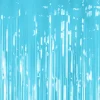 Lys Himmelblå Glimmerforhæng - 100 x 200 cm