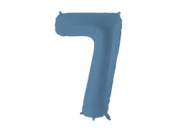 Marineblå Tal Ballon 86 cm - 7