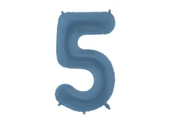 Marineblå Tal Ballon 86 cm - 5