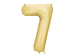 Mat Guld Tal Ballon 86 cm - 7