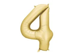 Mat Guld Tal Ballon 86 cm - 4