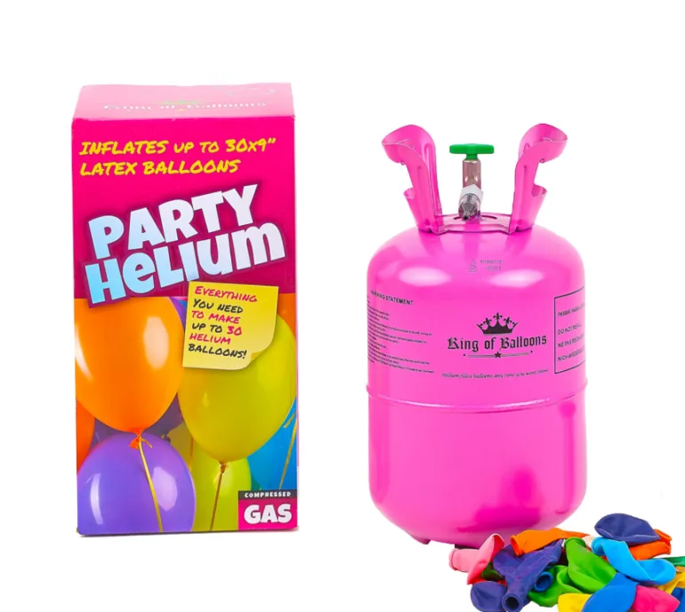 Mellem Helium - Helium til 30 stk. 9" Balloner