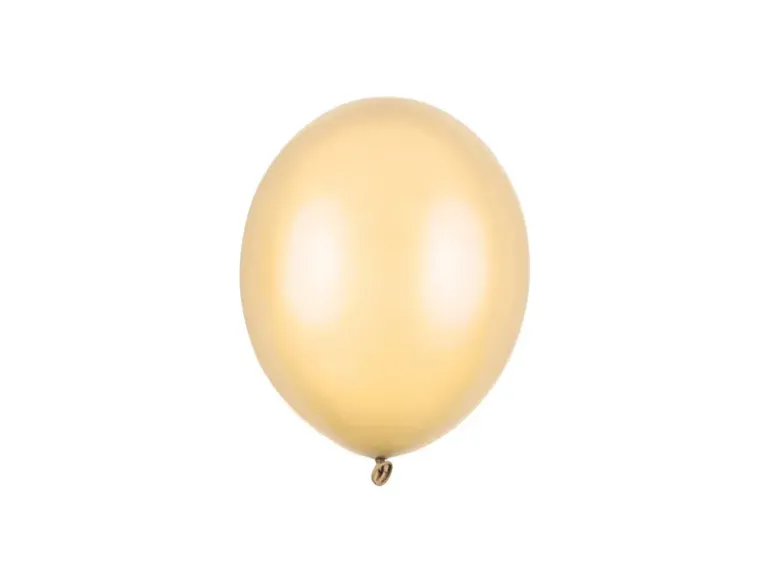 Metallic Bright Orange Latexballon, 12 cm