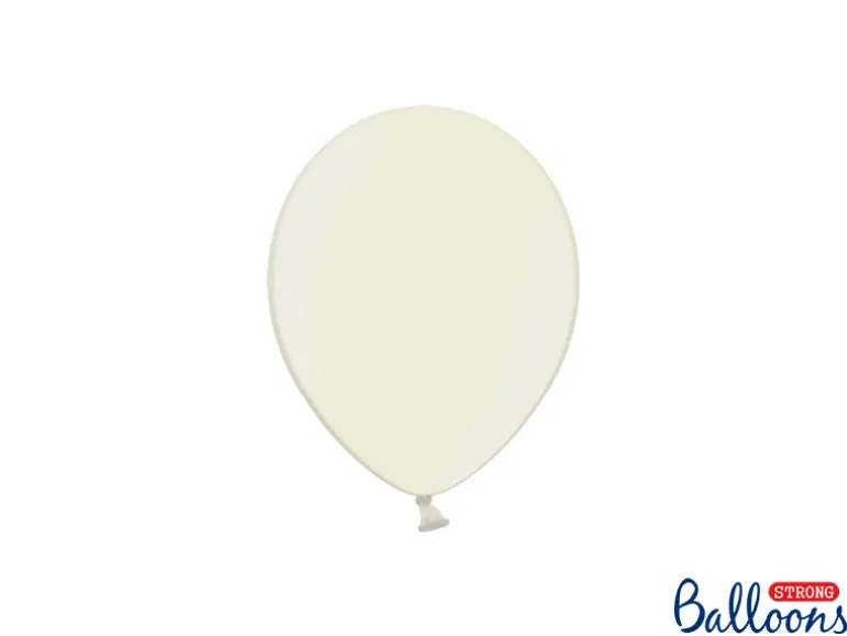Metallic Elfenben 5" Balloner, Pose m/100 stk.