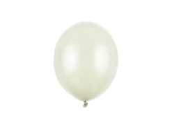 Metallic Light Cream Latexballon, 12 cm