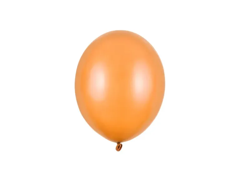 Metallic Mandarin Orange Latexballon, 12 cm