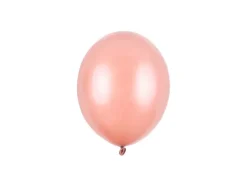 Metallic Rosegold Latexballon, 12 cm