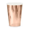 Metallic Rosegold Papkrus 220ml, 6 stk.