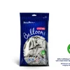 Metallic Sølv 5" Balloner, Pose m/100 stk. (12cm.)