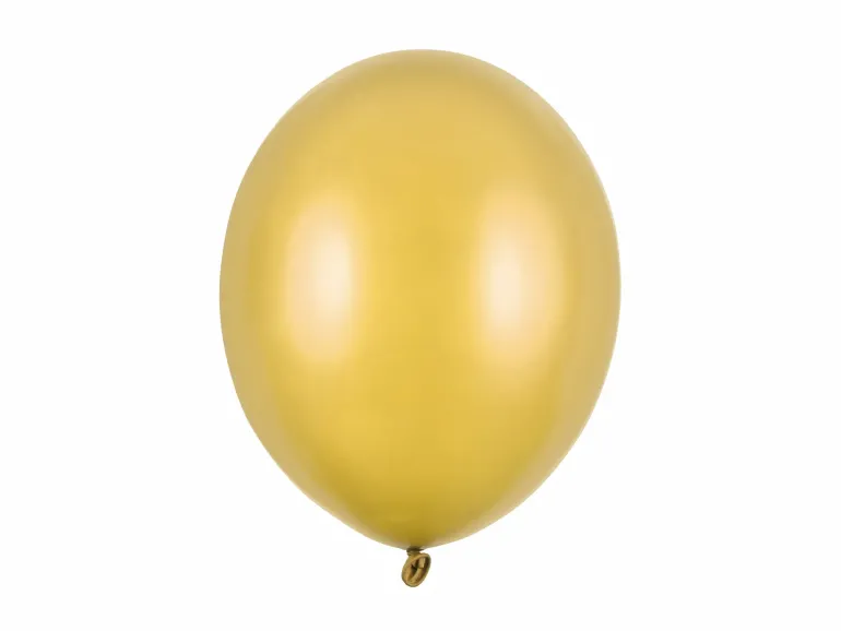 Metallisk Guld Balloner 30 cm, 50 stk.
