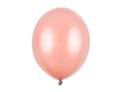 Metallisk Rosegold Balloner 30 cm, 10 stk.