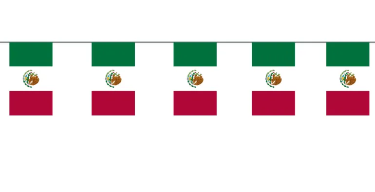 Mexicansk Flagguirlande, Stor