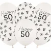 Milestone "Happy 50" Balloner, 6 stk.
