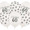 Milestone "Happy 60" Balloner, 6 stk.