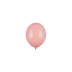 Mini Balloner Gammelrosa "Dark Dusty Rose" 12 cm, 100 stk.