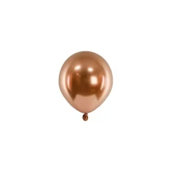 Mini Ballon - Kobber Chrome, 12 cm