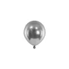 Mini Ballon - Mørk Sølv Chrome, 12 cm
