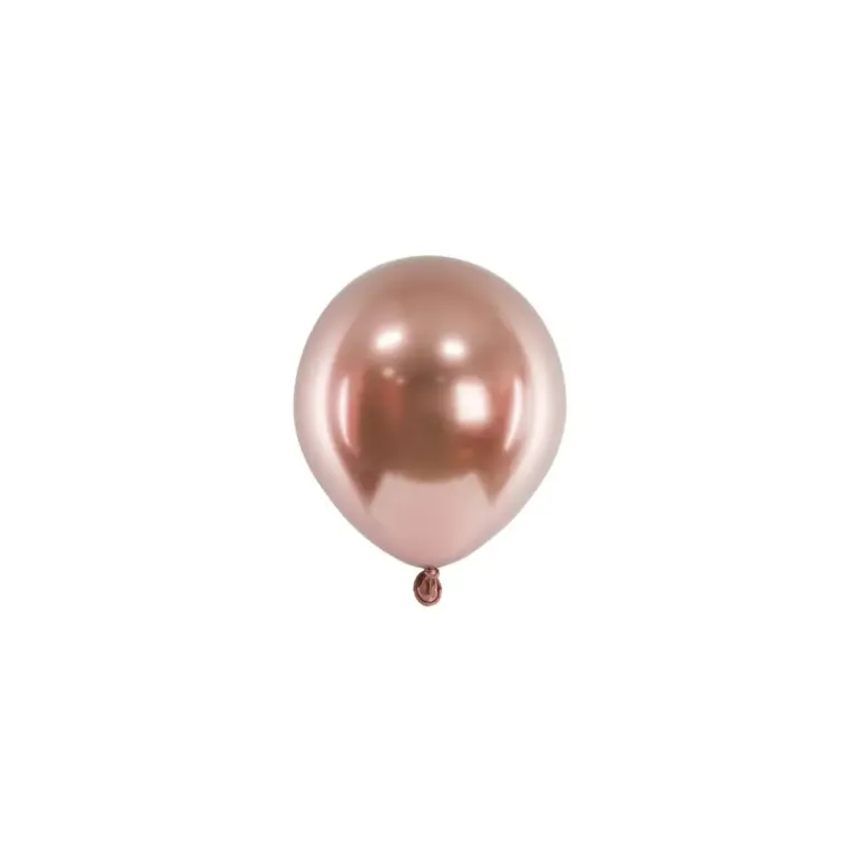 Mini Ballon - Rosegold Chrome, 12 cm