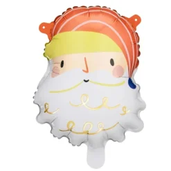 Mini Folie Ballon Julemand, 5 stk.