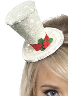 Mini Jule Tophat på Hårbøjle