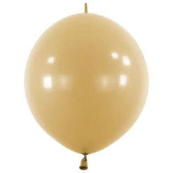 Mini Link-Ballon Mocha Brown, 15 cm