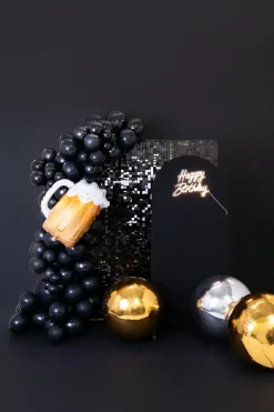 Mirror Ball Guld, 120 cm