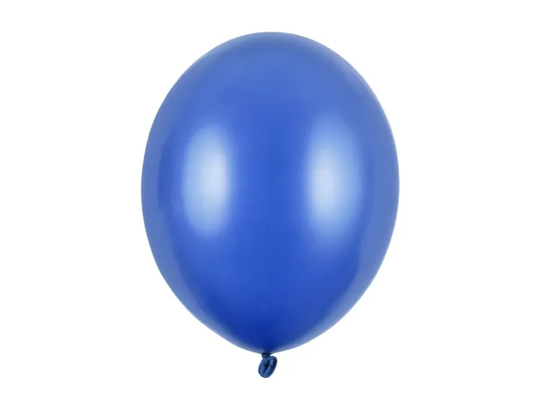 Mørkeblå Ballon Metallisk, 30 cm