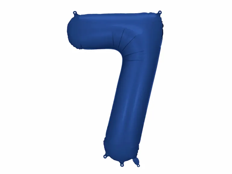 Mørkeblå Tal Ballon 86 cm - 7
