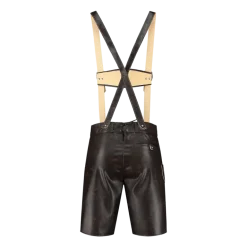 Mørkebrune Lederhosen i Kort Model, 11 Størrelser