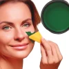 Mørkegrøn Makeup med Svamp, 9 gr