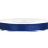 Navyblåt Satinbånd, 25M X 6mm