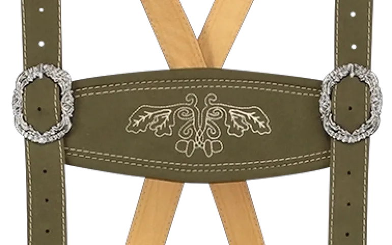 Olivengrønne Lederhosen | 11 Størrelser