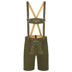 Olivengrønne Lederhosen | 11 Størrelser