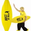 Oppusteligt Gult Surfboard 115 cm - Brice de Nice