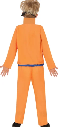Orange Street Fighter - Anime Drenge Kostume i 4 Størrelser